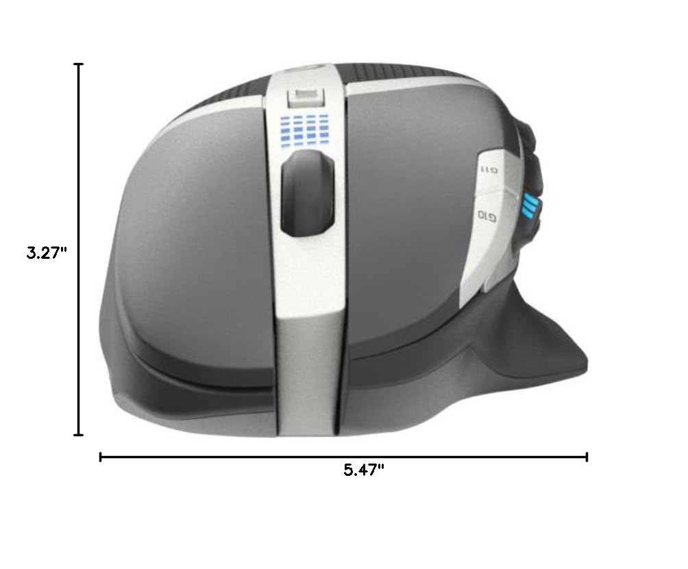 Logitech G602 Lag-Free Wireless Gaming Mouse – 11 Programmable Buttons, Upto 2500 DPI