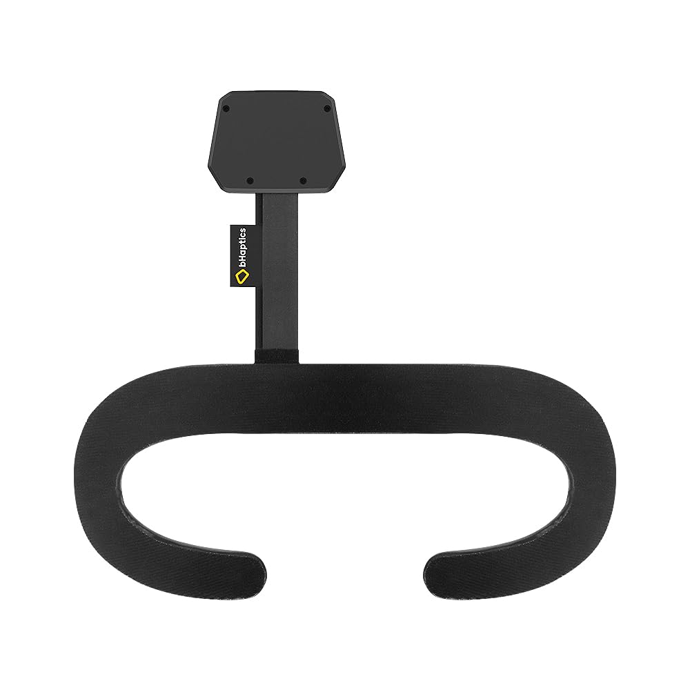 bHaptics TactVisor - Haptic Visor with 4 Vibration Motors for VR, Water-Resistant, Compatible with Meta Quest, Valve Index, Rift S