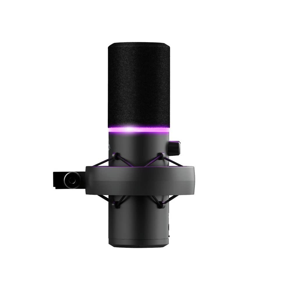 Trust Gaming GXT 255+ Onyx Professional Streaming Microphone with Arm, Shock Mount, Pop Filter, Cardioid USB Microphone for Podcast, ASMR, Music Recording, Broadcasting