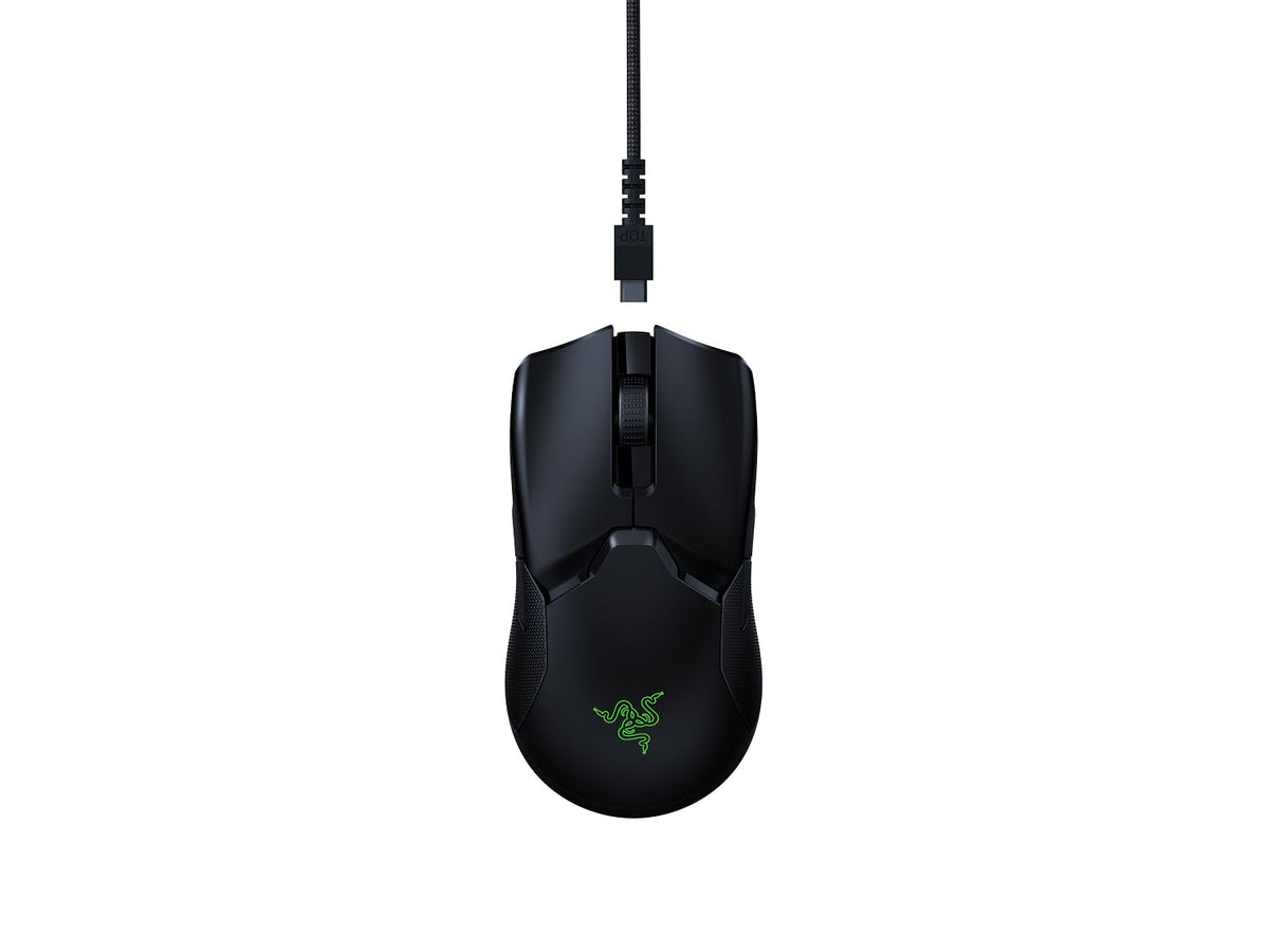 Razer Viper Ultimate with Charging Dock - Ambidextrous Esports Gaming Mouse Powered by HyperSpeed Wireless Technology (Focus+ 20K Optical Sensor, 74g Lightweight, RGB Chroma) Black