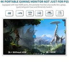 G-STORY 15.6" IPS 4K 60Hz Portable Gaming Monitor for PS5, 2 HDMI Speakers