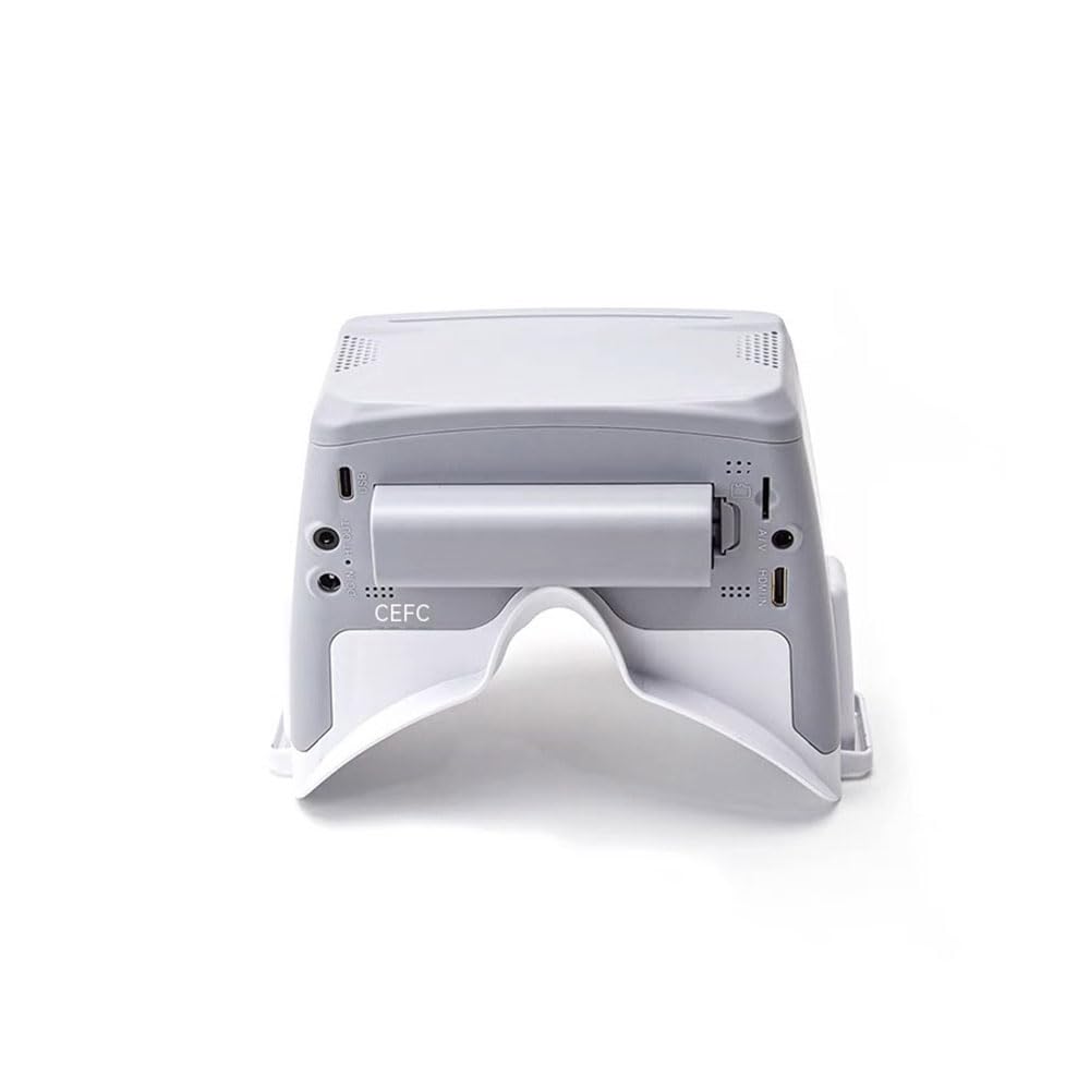 SKYZONE Cobra SD FPV Goggles, 5.8GHz 48CH Diversity Receiver Video Goggles for Drone Racing, 800x480 16:9 LCD Screen, Support Eyeglasses & 18650 Battery