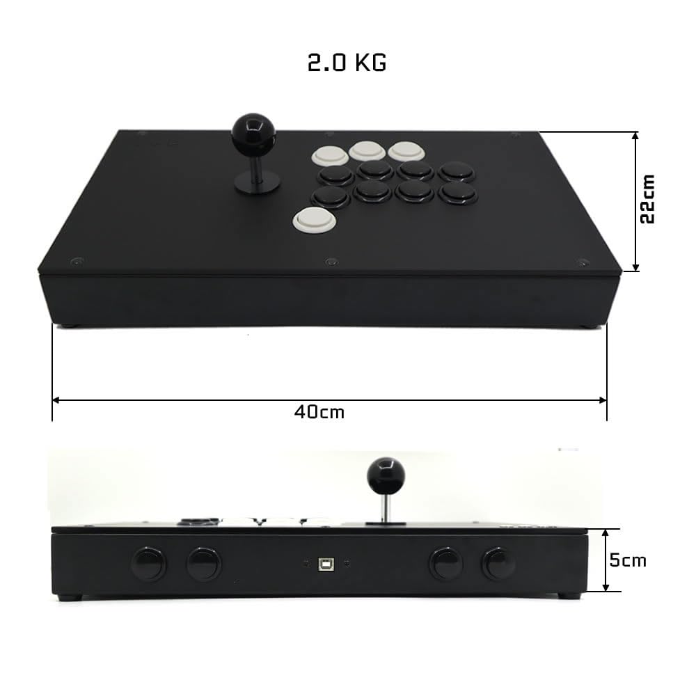 FightBox M8-CrossUP Arcade Joystick Game Controller for PC/PS/SWITCH