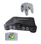N64 System with Controller, Hookups, and Mario 64 Game (Renewed)