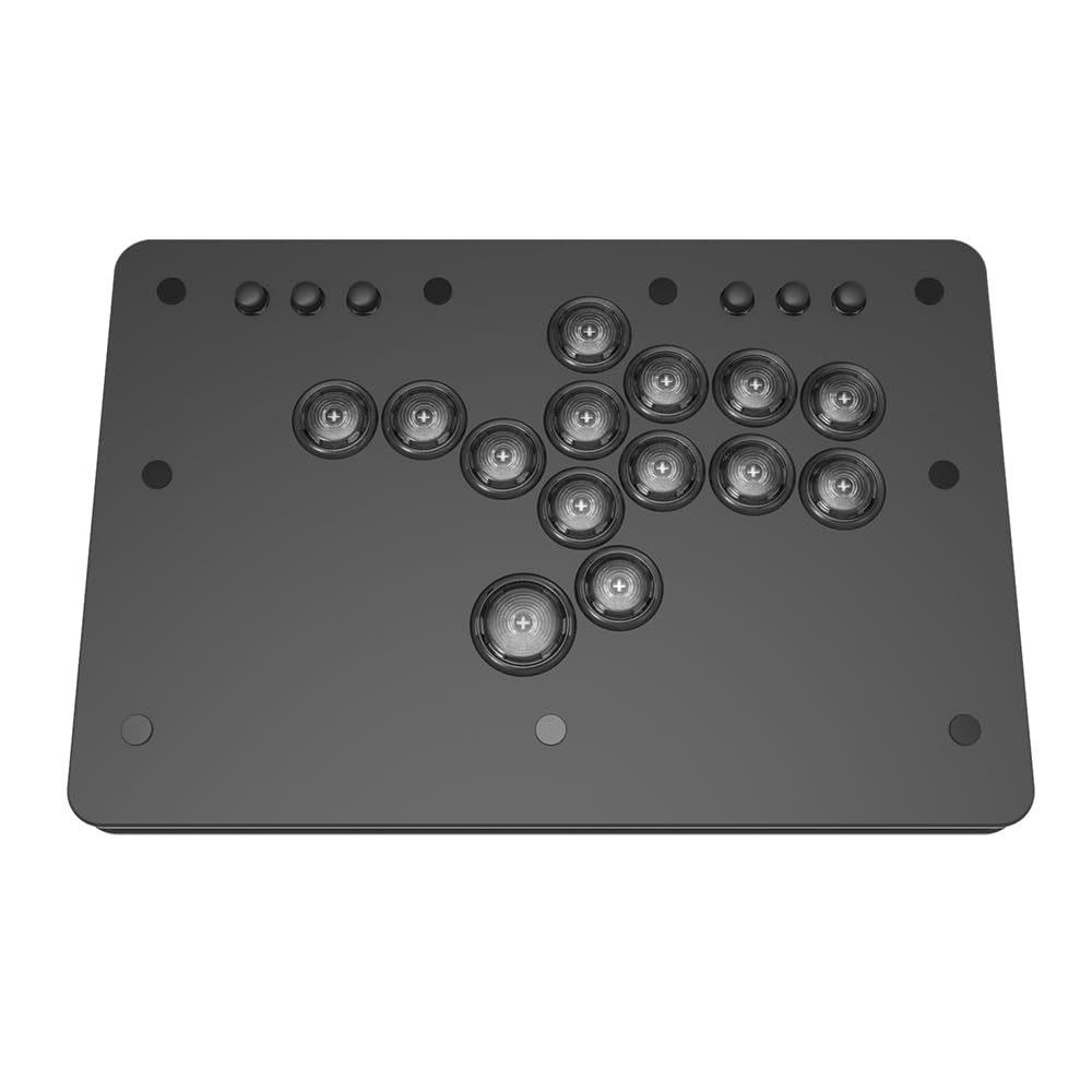 SZJLMKJ PWS Leverless Fight Stick Controller Mini BOX SOCD Fighting Controller With Mechanical Button Support PC