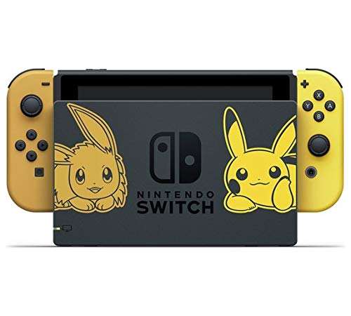 Nintendo Switch Let's Go Pikachu Limited Edition Console with Joycon + Pokeball Plus Controller (Renewed)