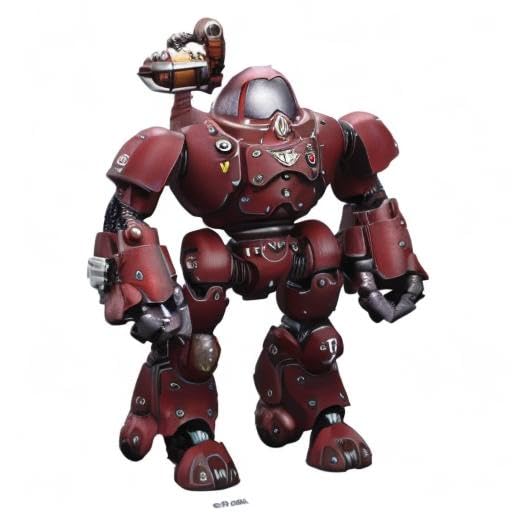 JOYTOY 1/18 Action Figure Warhammer 40,000 Adeptus Mechanicus Kastelan Robot with Incendine Combustor Collection Model Birthday Gift JT7738
