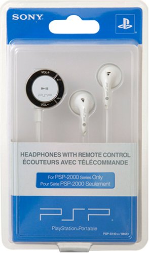 PSP Headphones with Remote Control