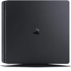 PlayStation 4 Slim 1TB Console Bundle - Includes the PS4 Console Slim 1TB, 2 Dualshock PS4 Wireless Controllers, MicroUSB Charging Cable, HDMI cable, Wired Earbuds and Microfiber Cloth (Renewed)
