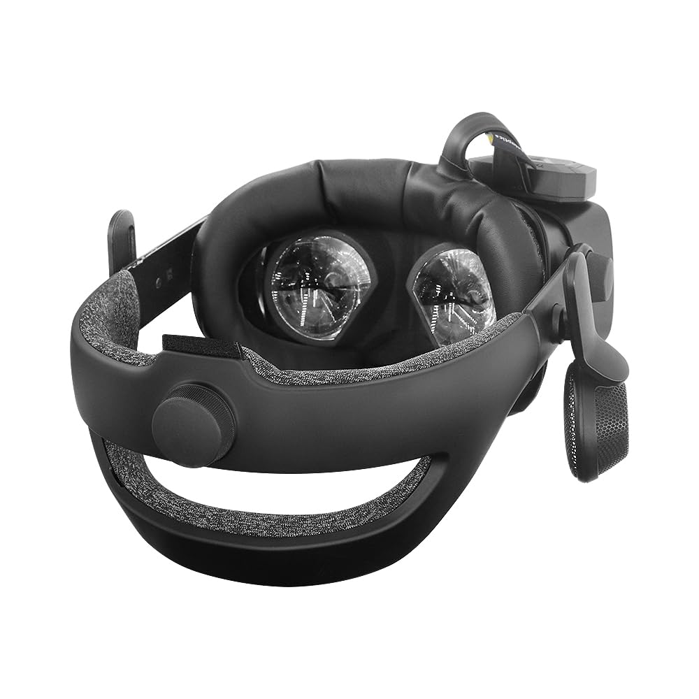 bHaptics TactVisor - Haptic Visor with 4 Vibration Motors for VR, Water-Resistant, Compatible with Meta Quest, Valve Index, Rift S