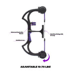 AccuBow VR Virtual Reality Hunting Universal Controller Mount - Compatible with Meta Quest, HTC Vive, Steam Valve Index