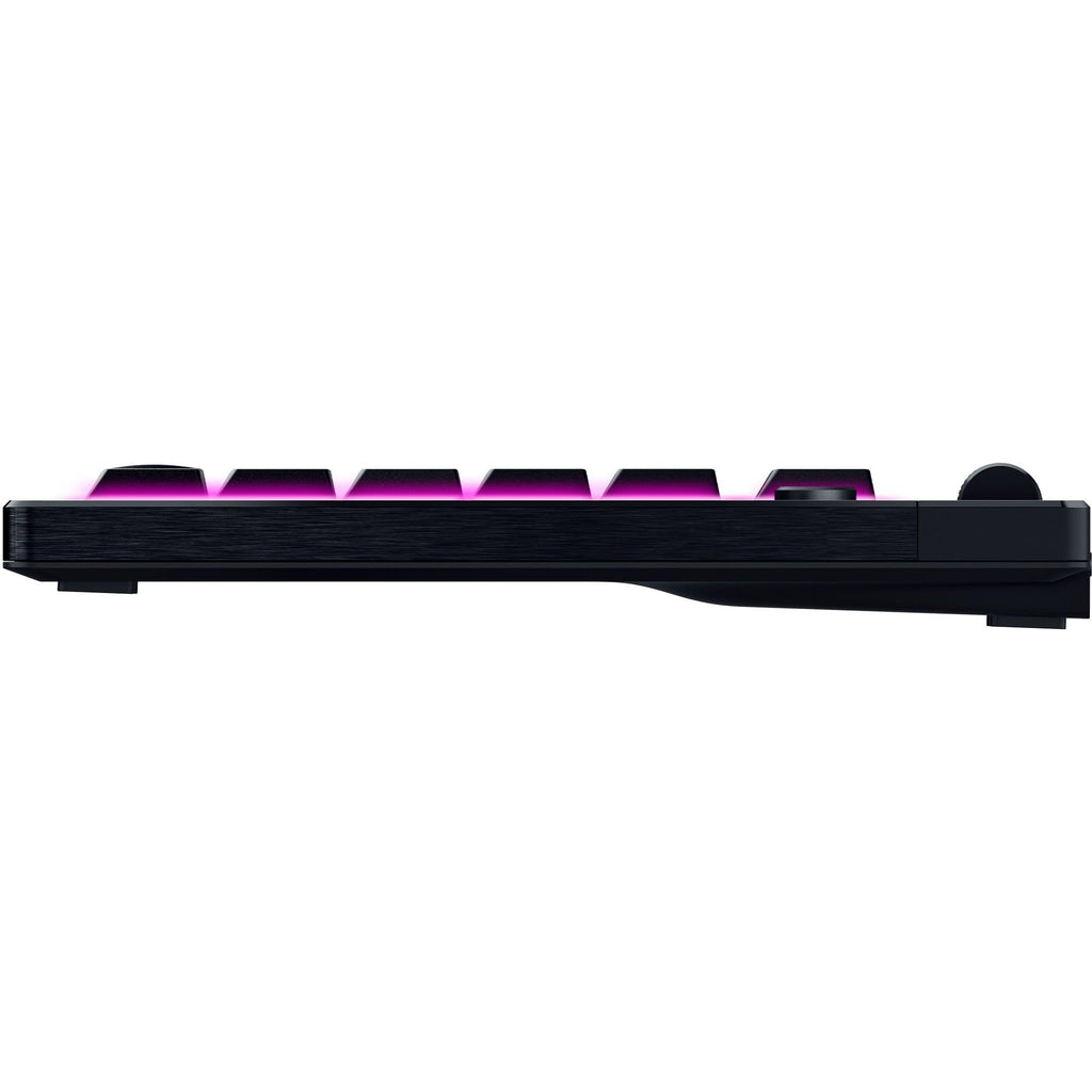 Razer BlackWidow V4 Low Profile TKL HyperSpeed Wireless Gaming Keyboard: Yellow Mechanical Switches - 2.4GHz Wireless & Bluetooth - Multi-Function Roller - 3 Control Buttons - Long Battery Life