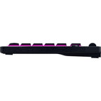 Razer BlackWidow V4 Low Profile TKL HyperSpeed Wireless Gaming Keyboard: Yellow Mechanical Switches - 2.4GHz Wireless & Bluetooth - Multi-Function Roller - 3 Control Buttons - Long Battery Life