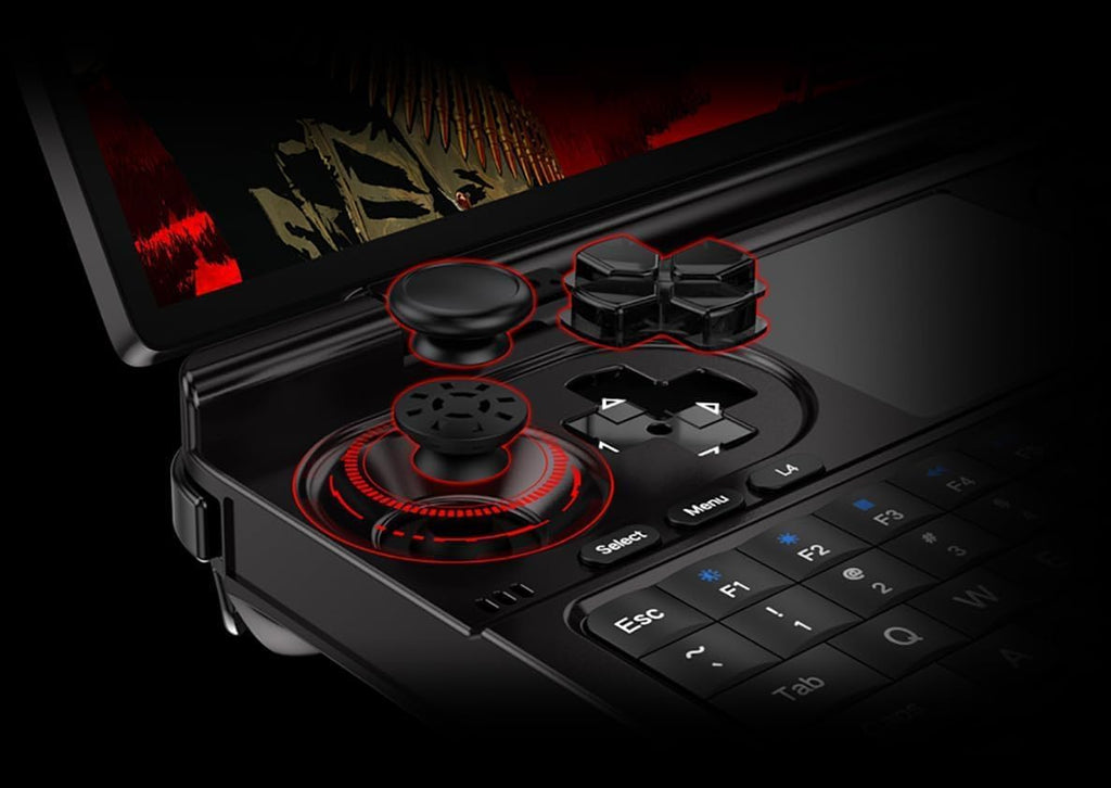GPD WIN Mini 2025 Handheld Game Console, 7" Touchscreen Gaming PC Mini Laptop Gamepad UMPC Win11 [AMD Ryzen AI 9 HX 370 32GB RAM/2TB M.2 NVMe SSD]