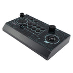 FightBox R10 Pro Arcade Fight Stick with 2-Inch Trackball and Spinner, Sanwa Joystick, Metal Case, USB Retro Gaming Controller for PC, MAME and RetroArch