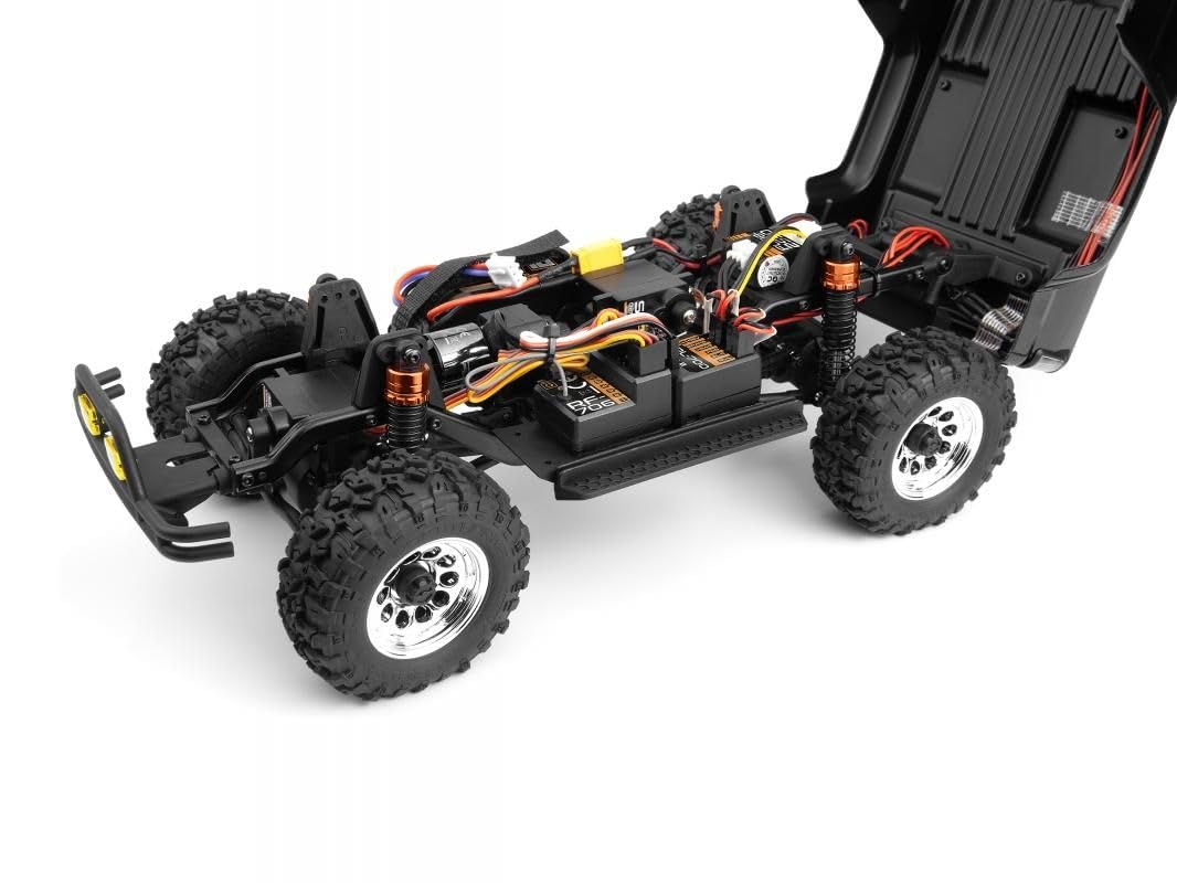 HPI Racing 160802 - Venture18 1985 Toyota Hilux 1/18 Brushless Crawler RTR Black