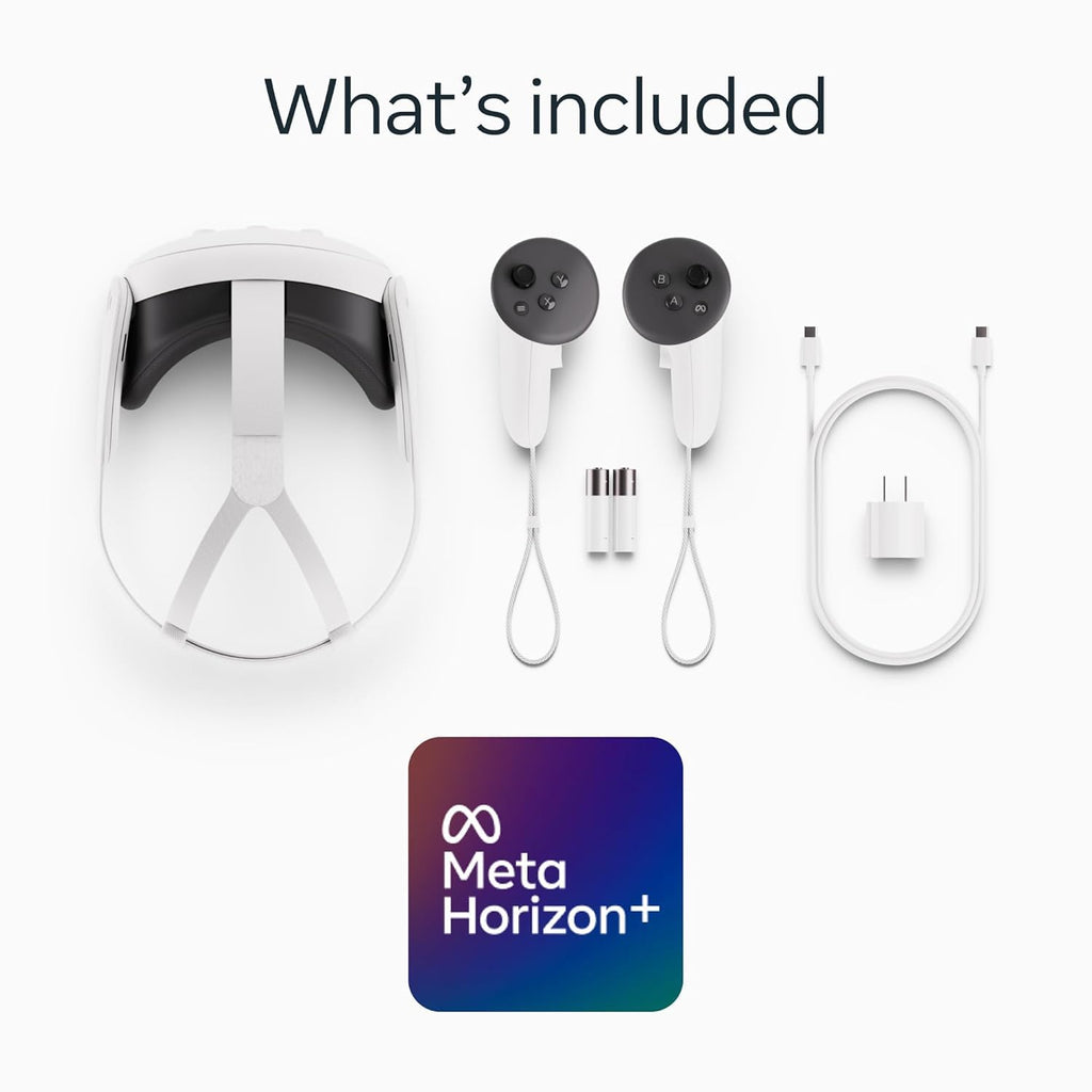 Meta Quest 3 128Gb – bahnbrechende Mixed Reality – leistungsstarke Technologie – Asgarth's Wrath 2 Bundle