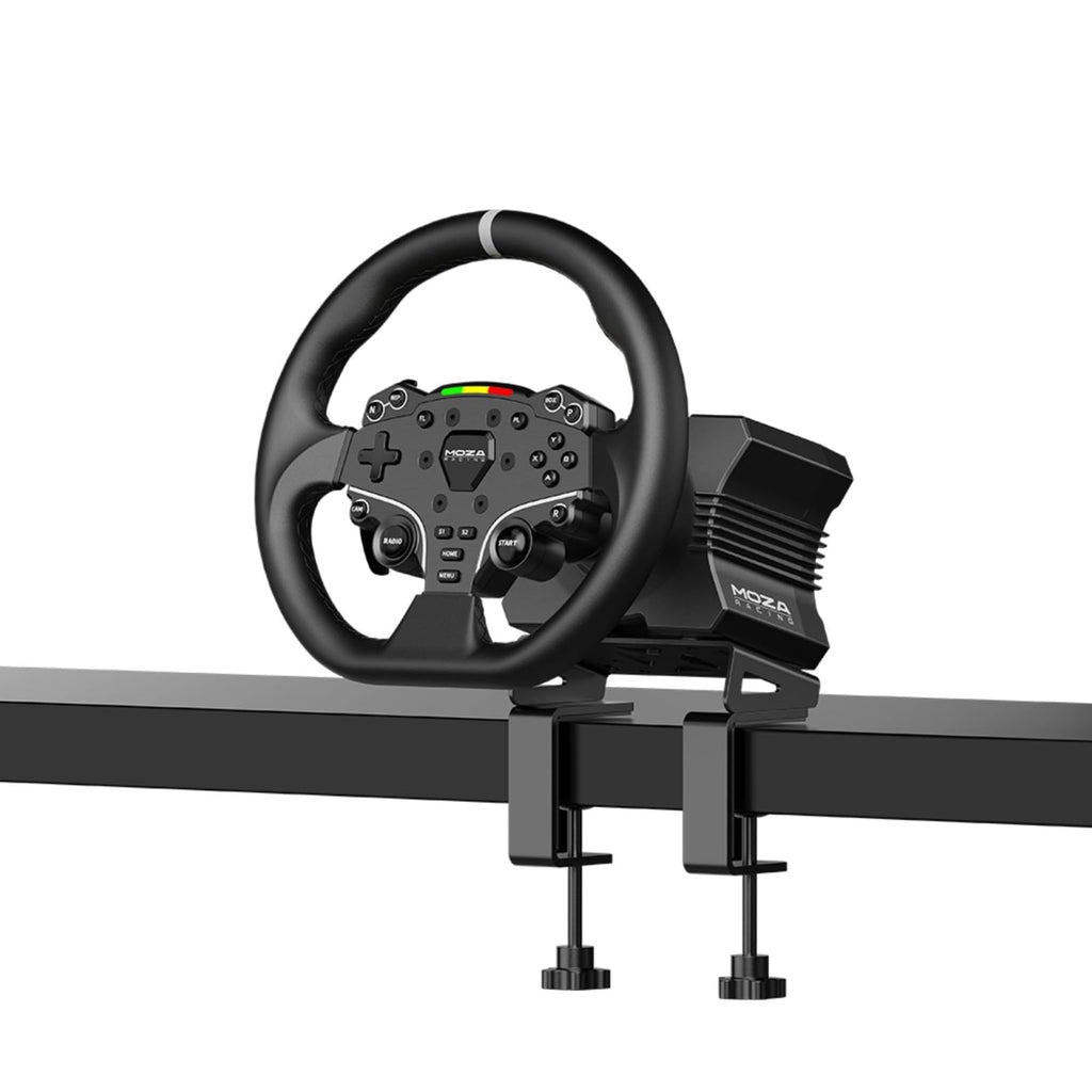 MOZA R5 Bundle Kit 5.5Nm Direct Drive Servo Base,Wheel & Pedals for PC