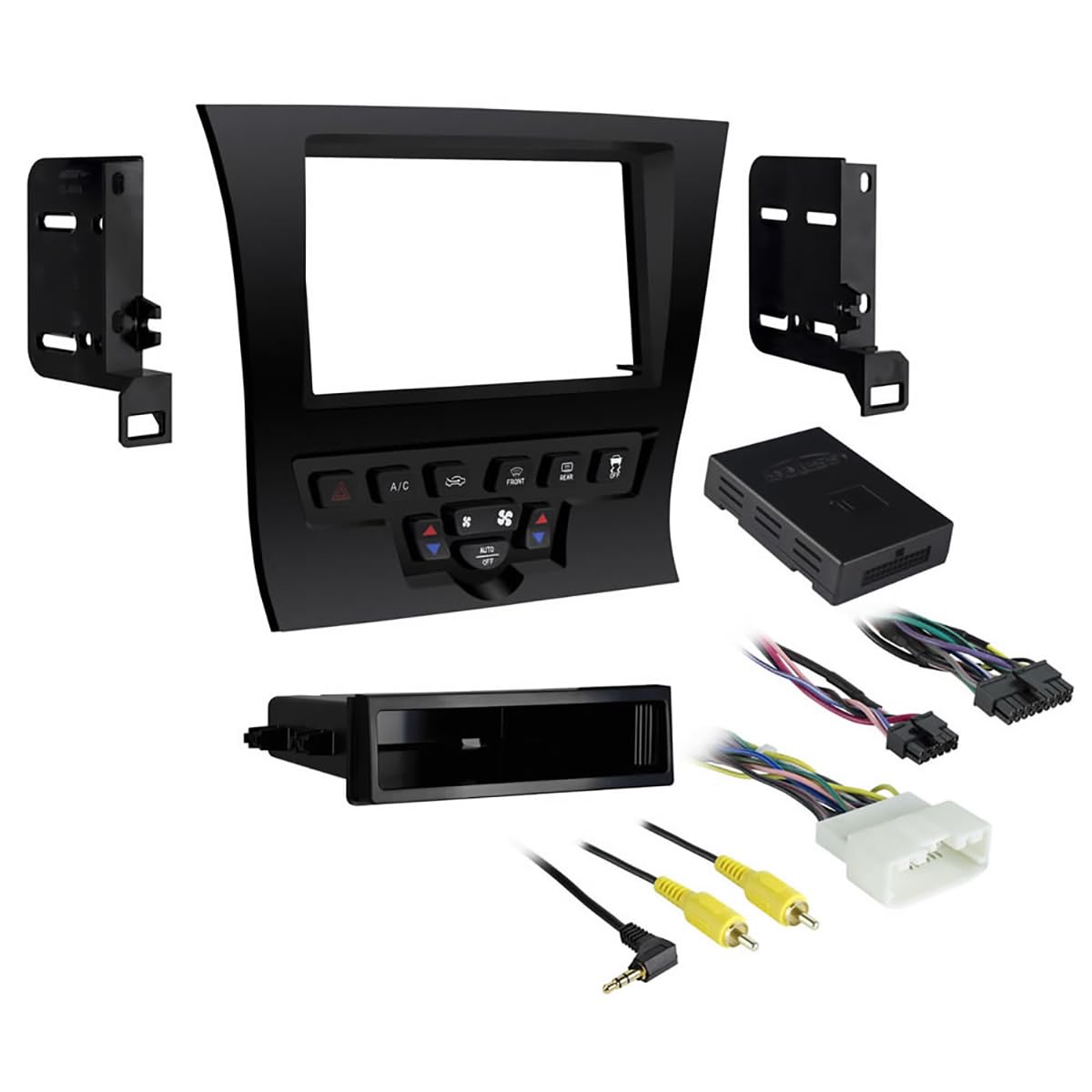 Metra 99-6525HG Single/Double DIN Dash Kit for 2011 - Chrysler 300 Vehicles (High Gloss Black)