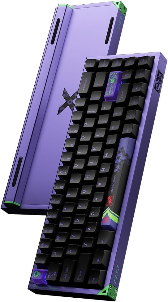 Defender 68 PC Gaming Keyboard Wired, 0.01mm Precision Magnetic Switch Hot Swappable, PBT Keycaps, RGB, 128K Polling Rate, IP57, Full Aluminum CNC Housing, Compatible with Mac(White)