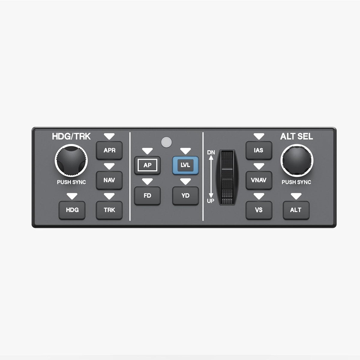 Flight Simulator Digital Autopilot Panel Professional General Aviation Control for Home Cockpit & Desktop Setup PC Flight Simulation Controls - Authentic Aircraft Feel, Plug-and-Play, Aluminum Alloy Stand Included