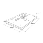 SZJLMKJ PWS Leverless Fight Stick Controller Mini BOX SOCD Fighting Controller With Mechanical Button Support PC