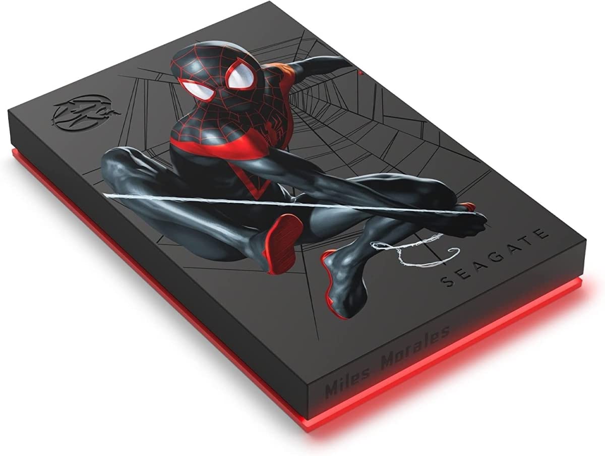 Seagate God of War Ragnarök Limited Edition Game Drive 2TB External Hard Drive - USB 3.0, ICY Blue LED Lighting, Officially-Licensed for PlayStation Consoles (STLV2000100)
