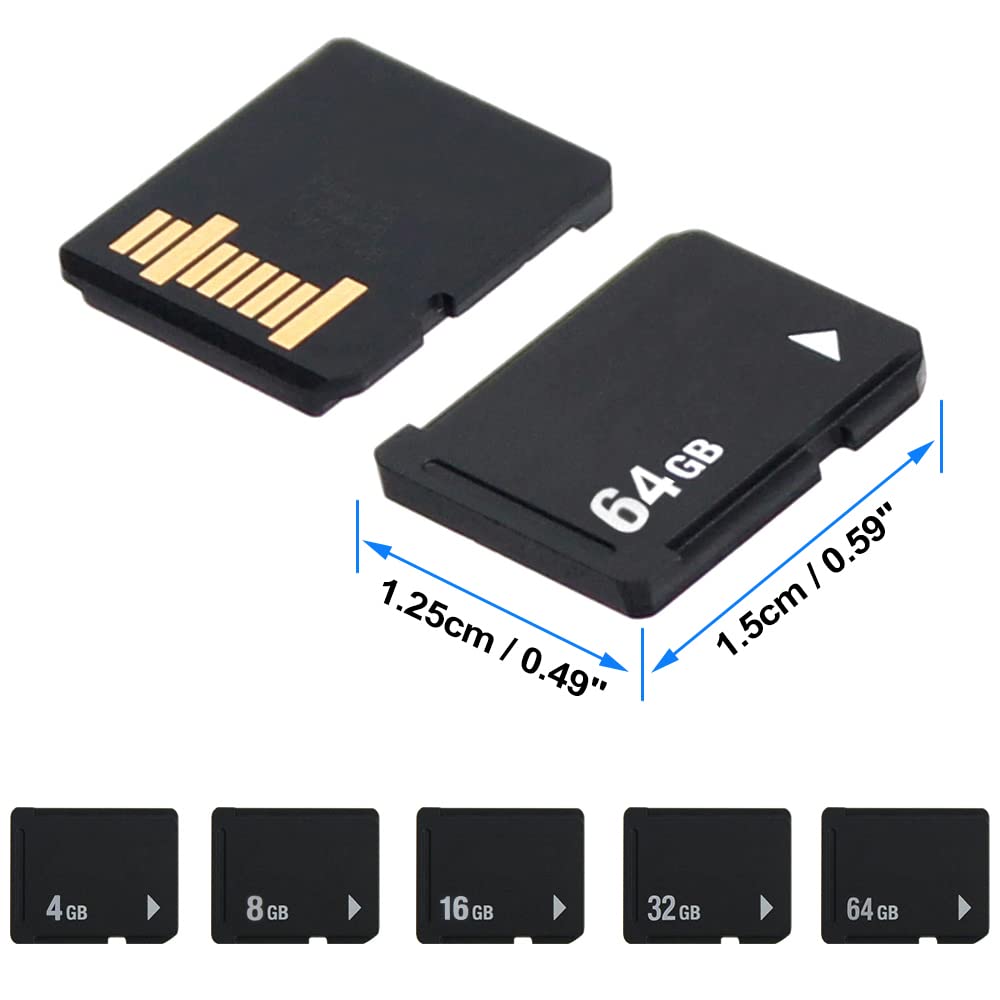 OSTENT 64GB Memory Card Stick Storage for Sony PS Vita PSV 1000/2000 PCH-1000/PCH-2000 Console PCH-Z641