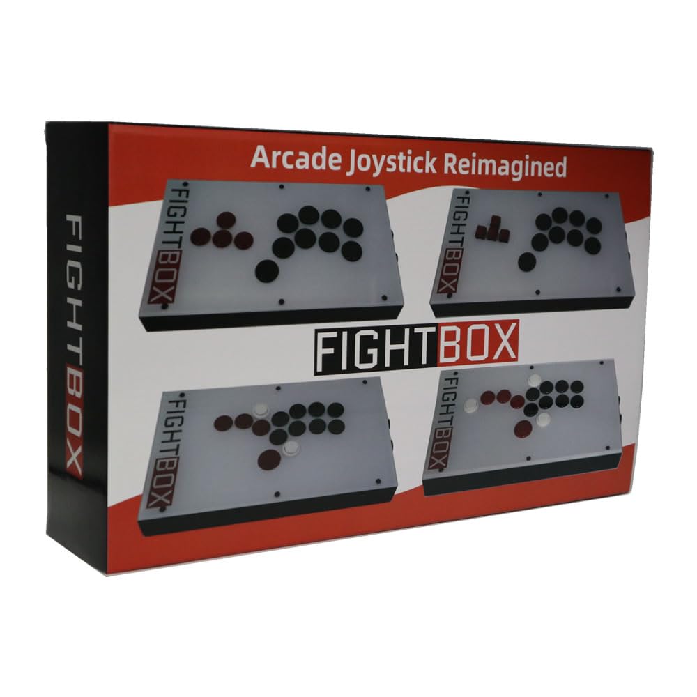 FightBox F1-PS5 All Button Leverless Arcade Fight Stick Game Controller Compatible With PC/PS3/PS4/PS5