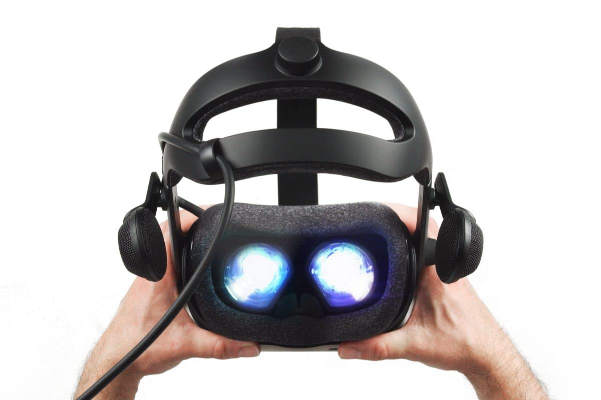 Valve Index VR Headset, Black, for PC/SteamVR, CPS 1-Year Warranty (Renewed)