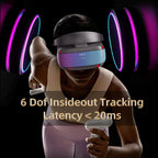 DPVR E4 PC VR Headset, Virtual Reality Headset for PC, SteamVR, 120Hz