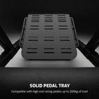 Next Level Racing F-GT Racing Simulator Cockpit. Formula and GT racing simulator cockpit compatible with Thrustmaster, Fanatec, Moza Racing on PC, Xbox and PS