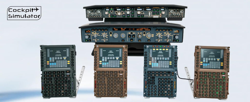 SYDYSOSO Cockpit Simulator Flight Simulator Control Display Unit, 747X CDU