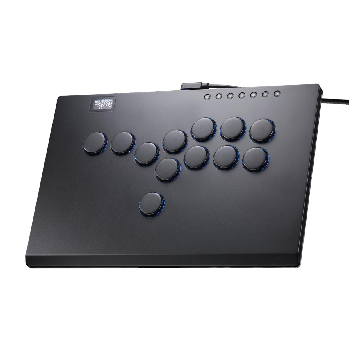 ONEED Haute42 Leverless Controller M16 Plus Grey-Aluminum Leverless Arcade Stick for PC/PS3/PS4/Switch Game,Crystal Low-Profile Switch Arcade Stick Support Hot Swap & SOCD