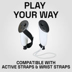 Magnetic Gun Stock for Quest 3, 3S & with Silicone Grips - Magnetic VR Gun Stock - with Basic Sling - VR Accessory for Shooting Games - OneStock Magnetic
