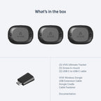 HTC Vive Ultimate Tracker 3 Pack + Dongle - VR Full Body Tracking - Compatible with SteamVR, Vive XR Elite, Meta Quest Virtual Reality Headsets