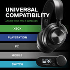 SteelSeries Arctis Nova Pro Wireless Multi-System Gaming Headset - Black