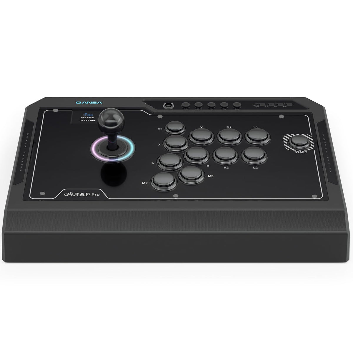 qanba Q4 Pro 8K Arcade Fight Stick, Wireless Arcade Stick Joystick for PC, Tournament Fighting Game Controller, Black
