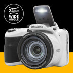 KODAK PIXPRO AZ425 20MP Digital Camera, 42x Optical Zoom, OIS, White