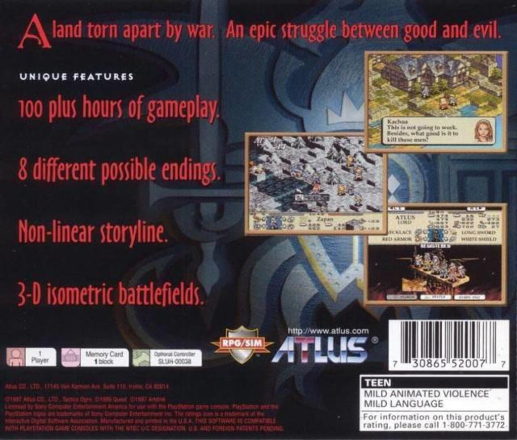 Tactics Ogre - PlayStation (Renewed)