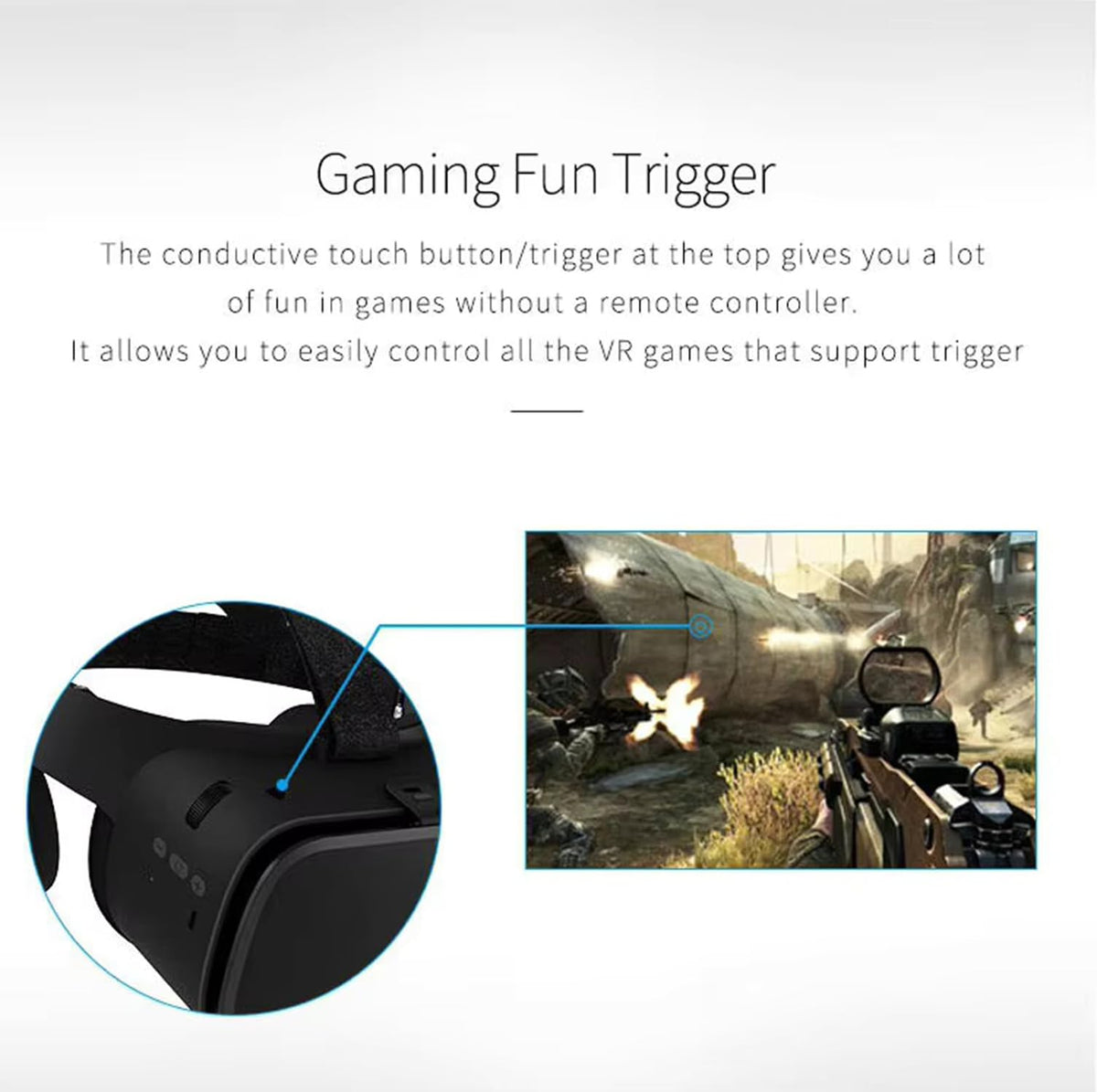 VR Headset Virtual Reality Glasses for iPhone and Android Phones, Foldable 3D VR Goggles Set Bundle with Bluetooth Headphones for Both Adults and Kids Play 3D VR Games Movies, Black