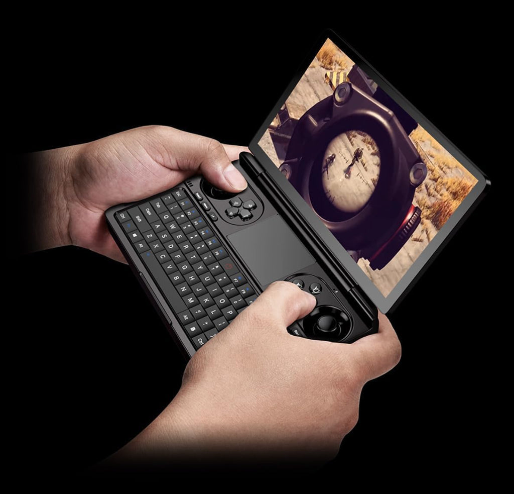 GPD WIN Mini 2025 Handheld Game Console, 7" Touchscreen Gaming PC Mini Laptop Gamepad UMPC Win11 [AMD Ryzen AI 9 HX 370 32GB RAM/2TB M.2 NVMe SSD]