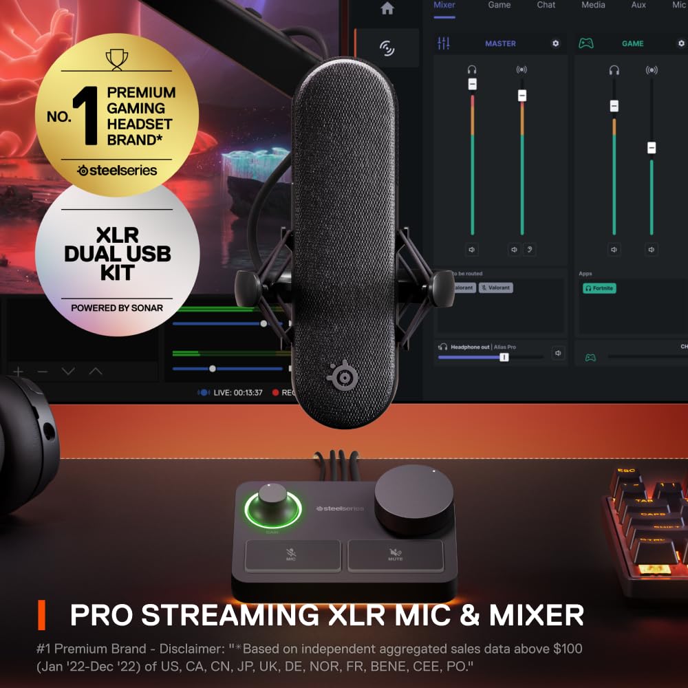 SteelSeries Alias Pro Kit Microphone