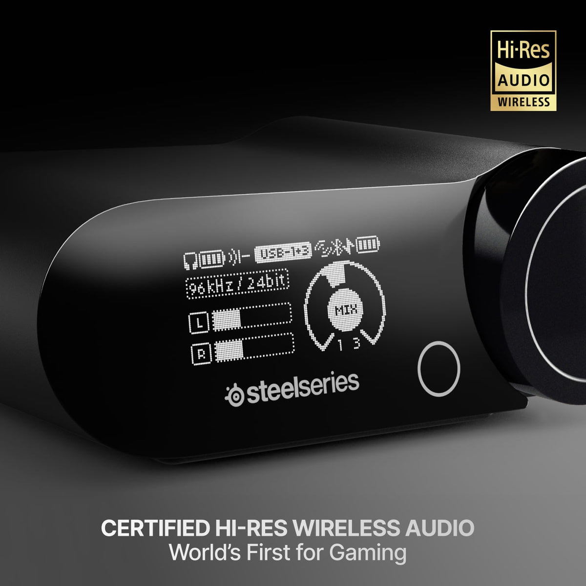SteelSeries Arctis Nova Elite - Hi-Res Wireless Gaming Headset - Black