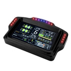DV480 Pro V5 SimRacing Dashboard-DDU-Display Sim Racing Dash with 5" Screen & 16 RGB LEDs for Simulation Racing Games Accessories include Bracket for Wheel Base, Compatible with all DD bases