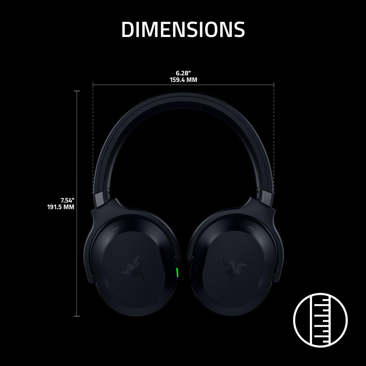 Razer Barracuda V2 Pro Wireless ANC Gaming Headset, 70 Hr Battery, Black