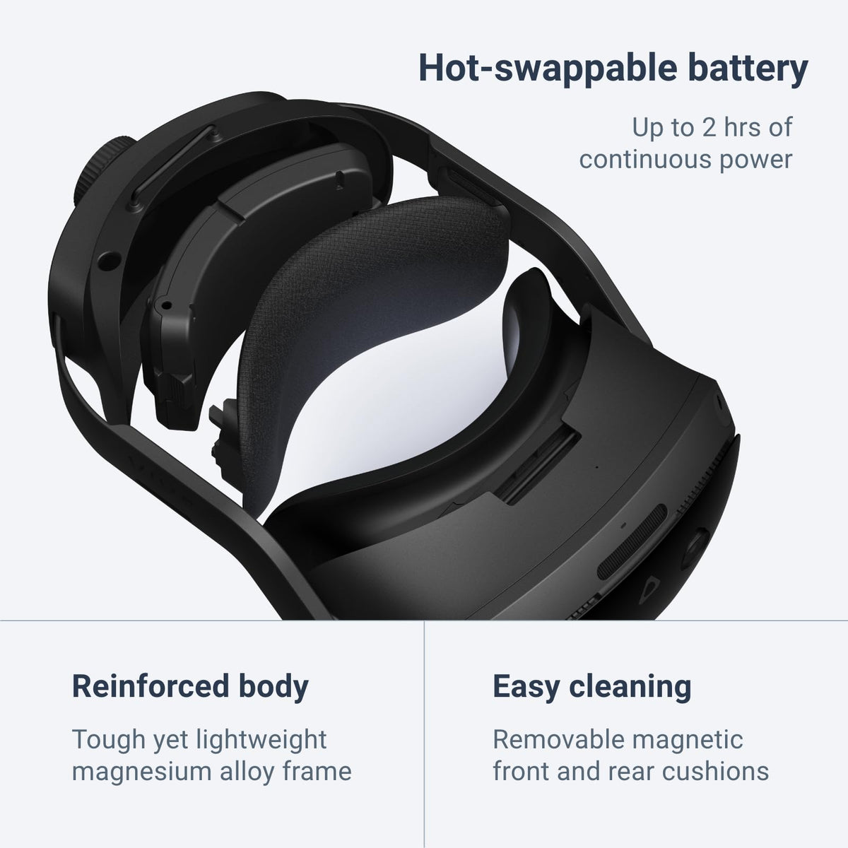 HTC Vive Focus Vision — Mixed Reality and PC VR Headset + Controllers — Consumer Edition