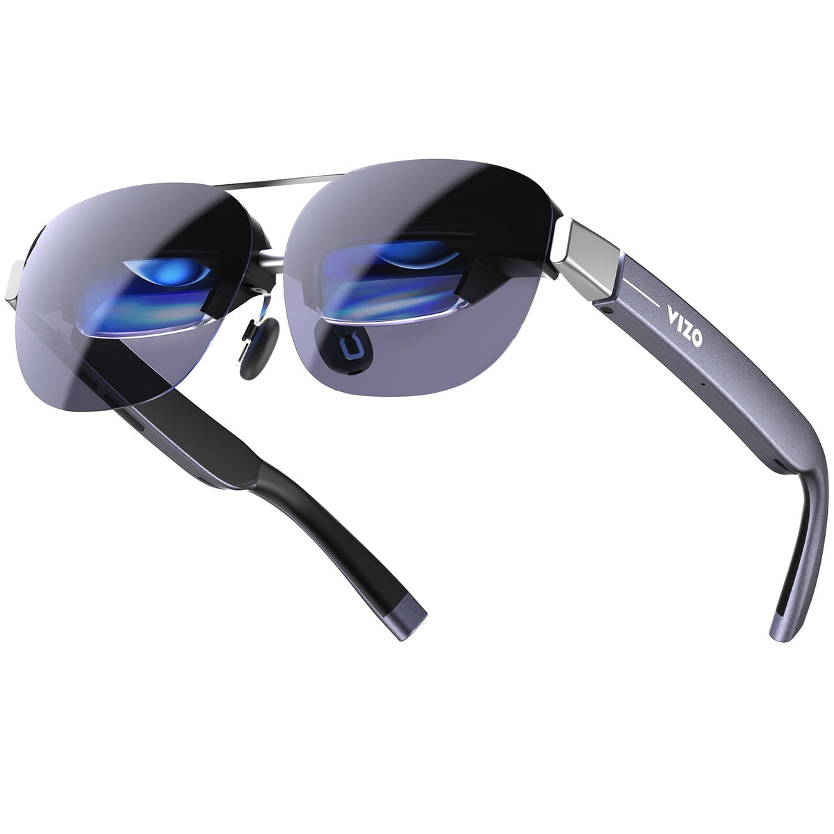 TOZO VIZO Z1 Pro AR Glasses with 160" OLED Display, 120Hz, Full HD 2D & 3D, 6000 nits Brightness, Lightweight, Compatible with iPhone/Android/Laptop