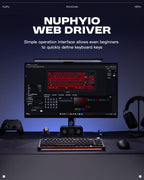 nuphy WH80 Hot-Swap Rapid Trigger Wireless Magnetic Keyboard with knob