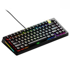 GLORIOUS Gaming - GMMK 3 PRO HE: Rapid Trigger Keyboard, Hall Effect, Custom Modular Aluminum Body, 8K Polling Rate, Hotswap MX & Magnetic Switches, Modular Gasket System, ANSI 75% Tenkeyless (Black)
